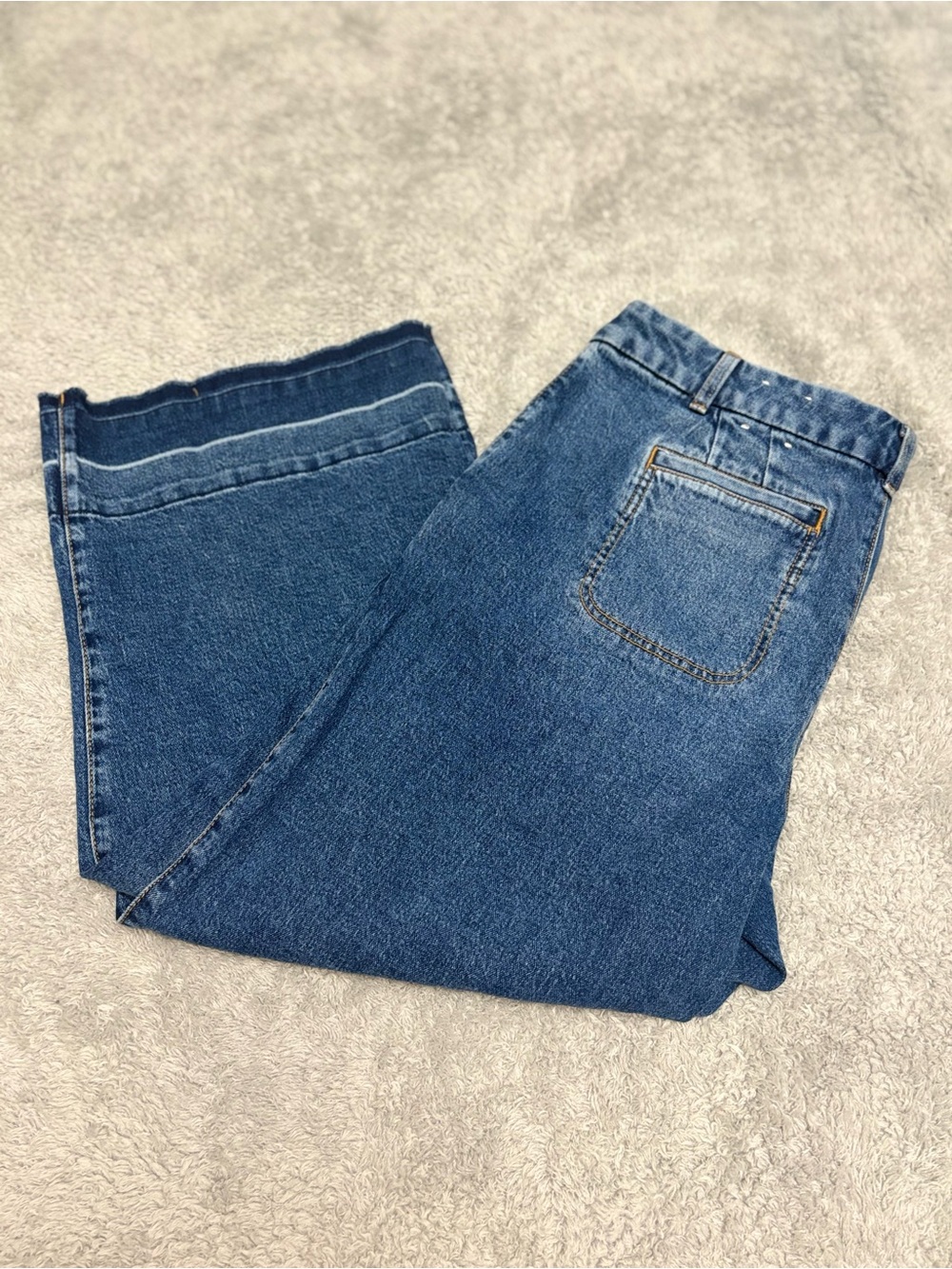 Talbots Women’s Wide Leg Crop Jeans